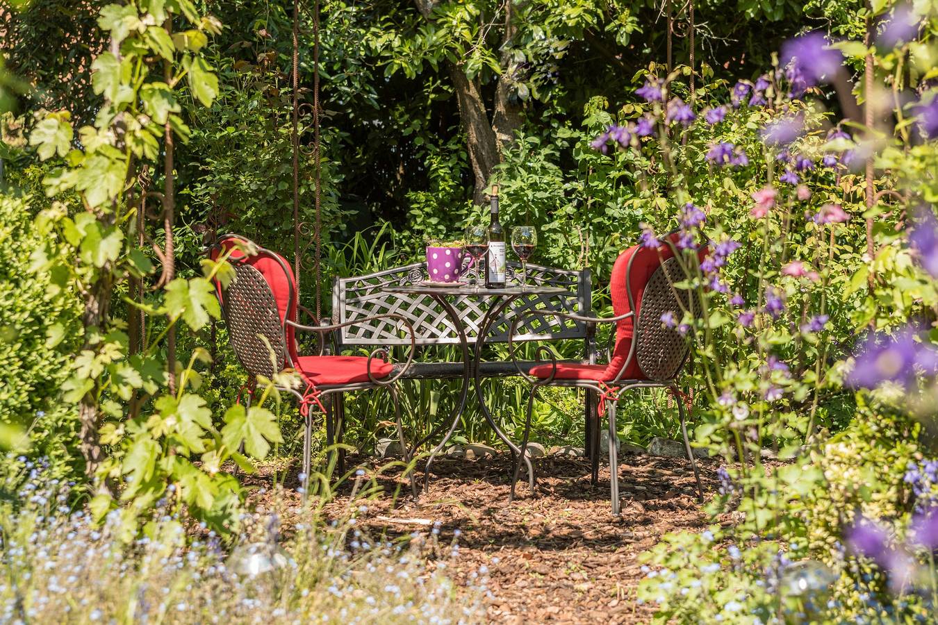 Ganze Wohnung, Haus Sonnenschein - Gartenparadies mit Terrasse - Perfekt zum Radfahren - Nähe Bodensee -Ruhige Lage in Bermatingen, Region Bodensee-Oberschwaben