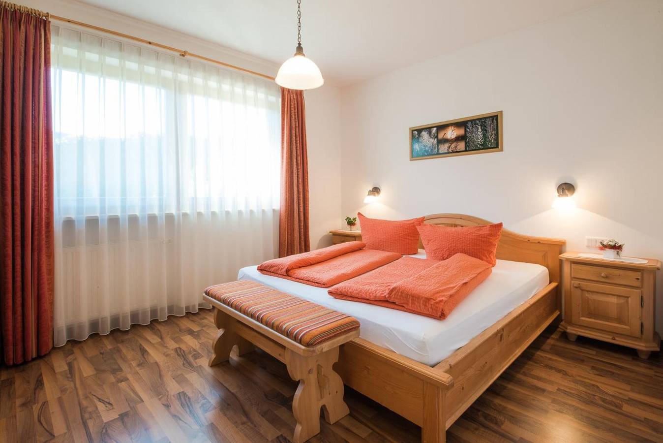 Ganze Wohnung, Ferienwohnung 'Sonnenblume' mit Bergblick, Wi-Fi und Klimaanlage in Algund, Texelgruppe