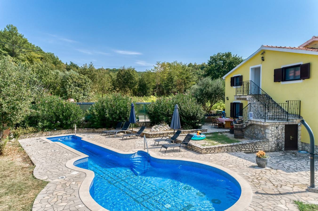 Villa Vema near Rabac in Presika, Costa Este de Istria