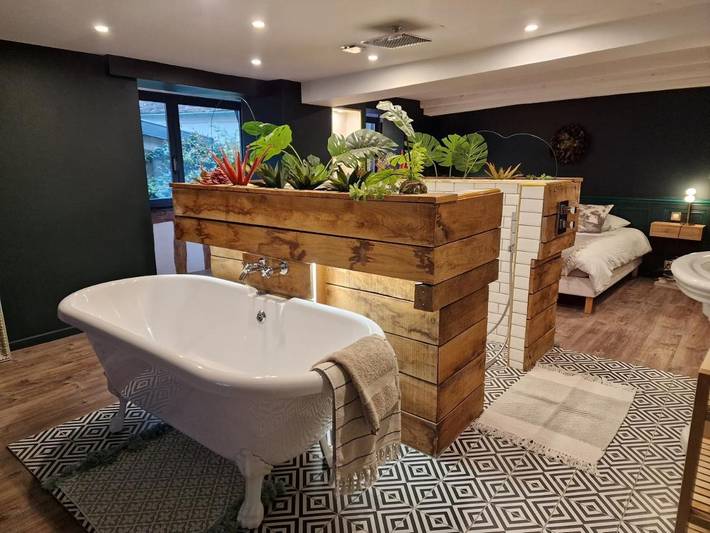 Appartement de vacances pour 4 personnes, avec vue ainsi que sauna et terrasse