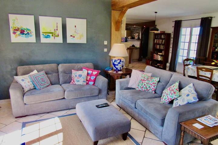 Location de vacances pour 8 personnes, avec vue et jardin, animaux acceptés à Mandeville-en-Bessin - 3