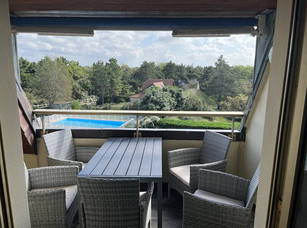 Appartement 100% vue mer 180 degrés, à 3 km de Cabourg in Varaville, Région de Caen