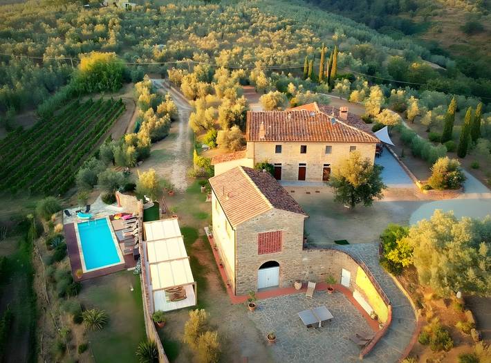 Location de vacances pour 8 personnes, avec jardin, animaux acceptés à Vinci