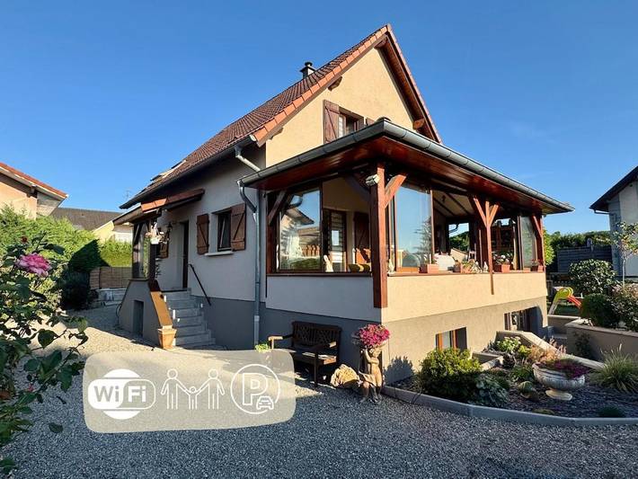 Location de vacances pour 6 personnes, avec Terrasse et Jardin à Sundhoffen