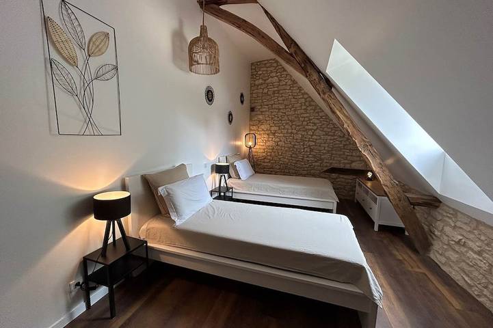 Gîte pour 4 personnes, avec jacuzzi et sauna à Saint-Sozy - 3