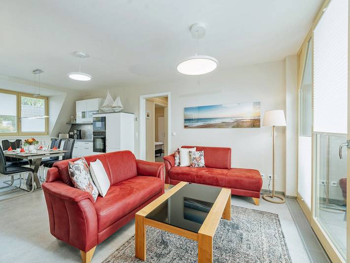 Ferienwohnung für 5 Personen, mit Balkon und Sauna in Born a. Darß