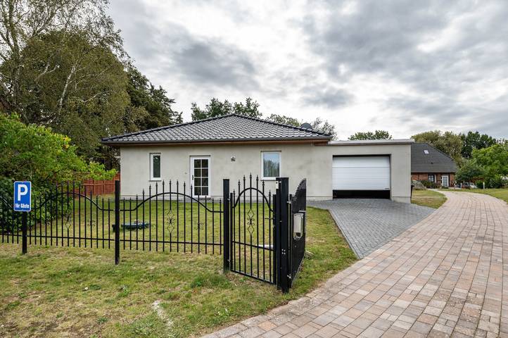 Bungalow für 3 Personen, mit Garten