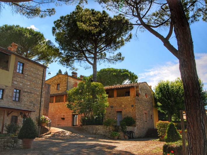 Maison de vacances pour 5 personnes, avec Terrasse ainsi que Jardin et Piscine à Colle di Val d'Elsa