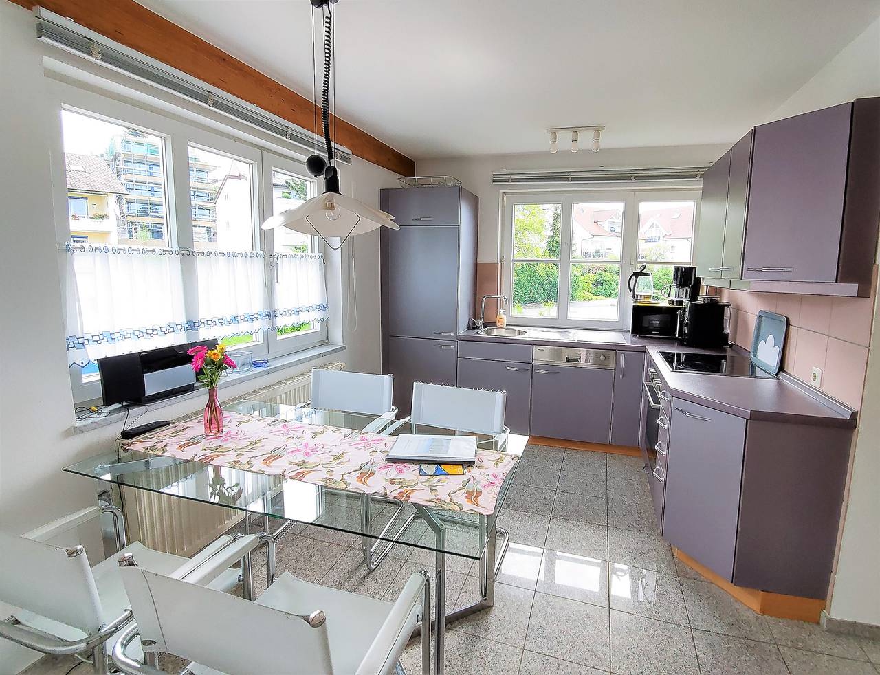Ganze Wohnung, Ferienwohnung 'Ferienwohnung B2, 60qm' mit Seeblick und Wlan in Meersburg, Obersee (Bodensee)