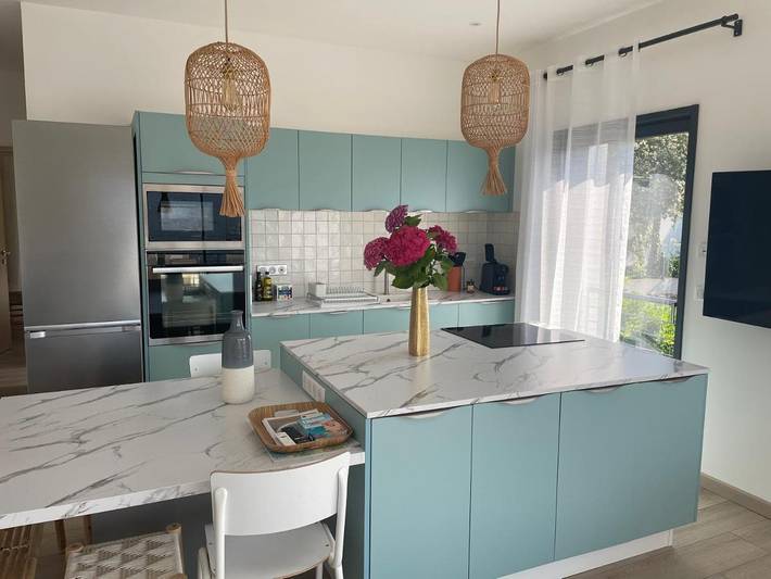 Appartement de vacances pour 4 personnes, avec jardin et vue