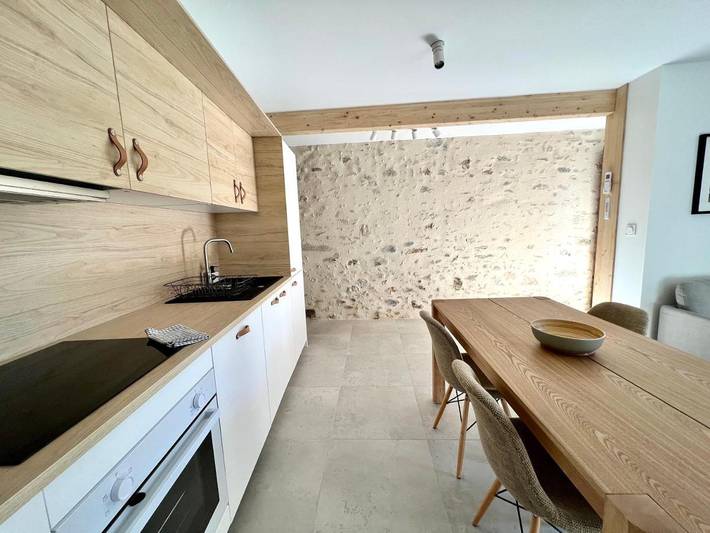 Maison de vacances pour 4 personnes, avec jardin ainsi que vue et terrasse