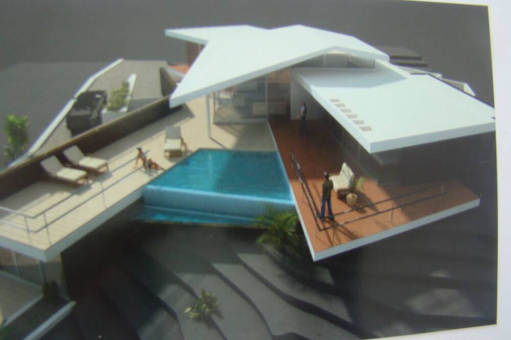 Ganze Wohnung, Villa Atlantis Meerblick Nähe Feuerberge eig. beheiz. Pool ohn Chemie Wasserfall in Las Breñas, Yaiza