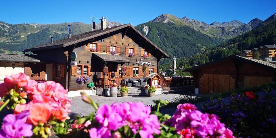 Hôtel pour 2 personnes, avec terrasse ainsi que vue et jardin, animaux acceptés