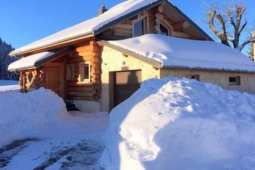 Maison de campagne pour 6 personnes, avec jardin à La Pesse