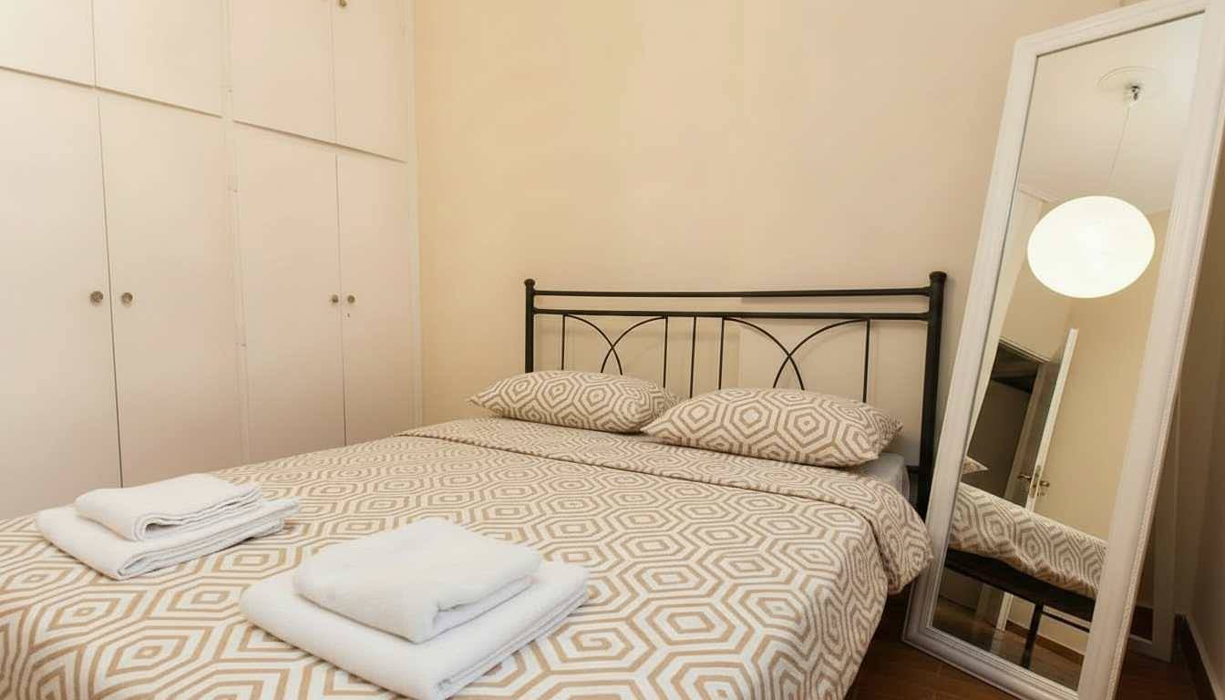 Apartamento entero, Apartamento de vacaciones para 4 personas con jardín in El Pireo, Región de Costa Sur de Ática