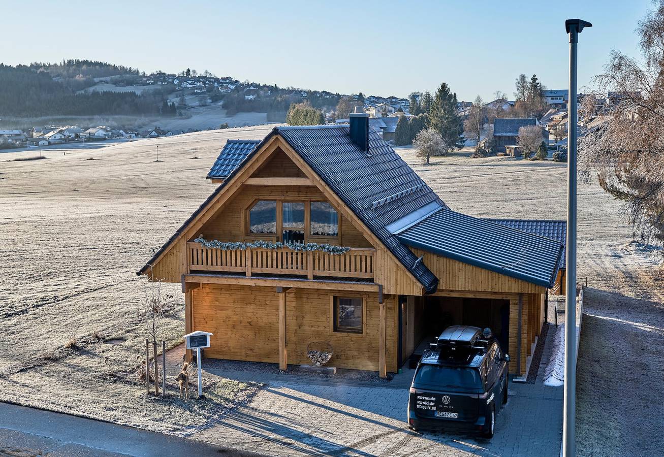 Manu´s Hoizhütterl - Gemütliches Holzferienhaus mit Kaminofen in Sankt Oswald-Riedlhütte, Šumava Mountains