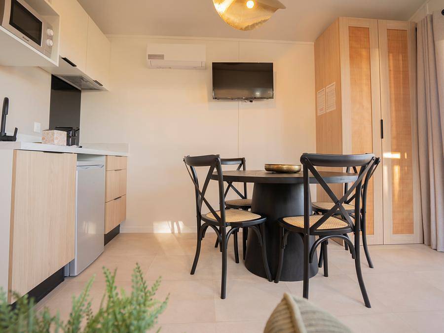 Damona Lodges - Albergue 4 personas - Lodge Ethnique (sin spa) 1 dormitorio + sofá cama salón in Vairé, Valle del Loira