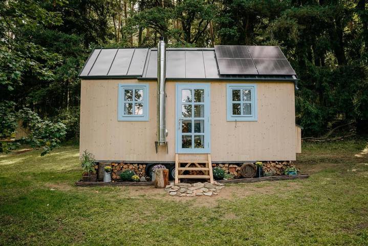 Camping für 3 Personen, mit Ausblick und Garten, mit Haustier in Tschechien
