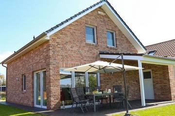 Ferienhaus für 6 Personen, mit Terrasse und Whirlpool sowie Sauna in Walchum