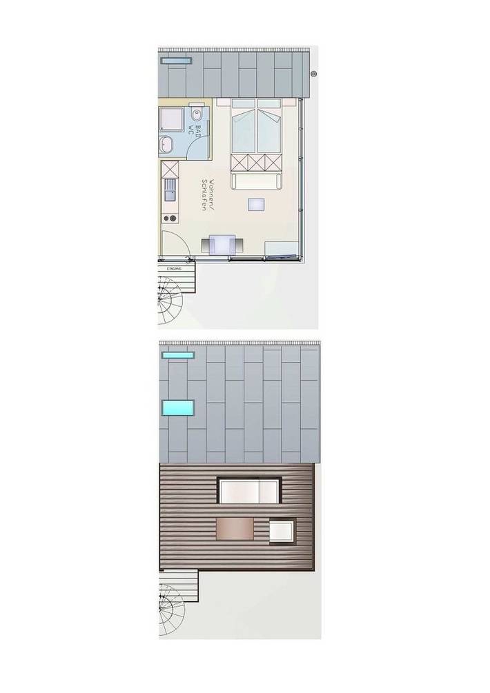 Ferienwohnung für 2 Personen, mit Terrasse und Ausblick in Geierswalde - 4