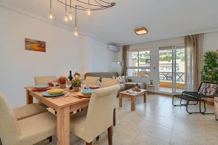 Vakantieappartement voor 6 personen, met balkon, kindvriendelijk in Jávea