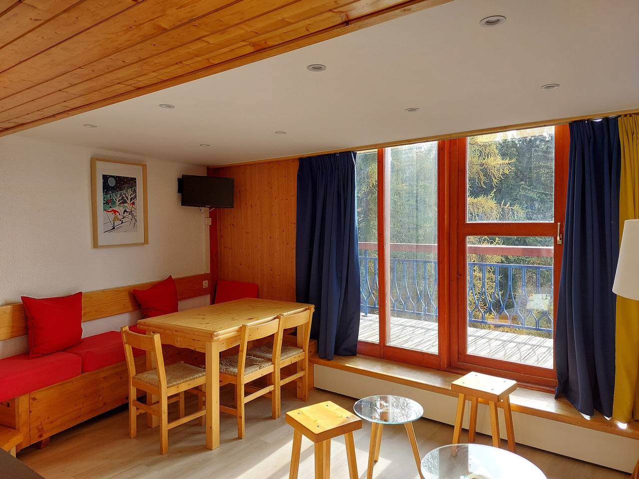 Appartement entier, Duplex 4P, 10 Pers, Balcon Sud-Ouest, Pied des Pistes, Arc 1800 - Village Charmettoger in Arc 1800, Bourg-Saint-Maurice