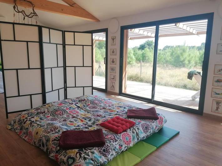 Chambre d’hôte pour 2 personnes, avec vue ainsi que piscine et jardin à Mimizan - 3
