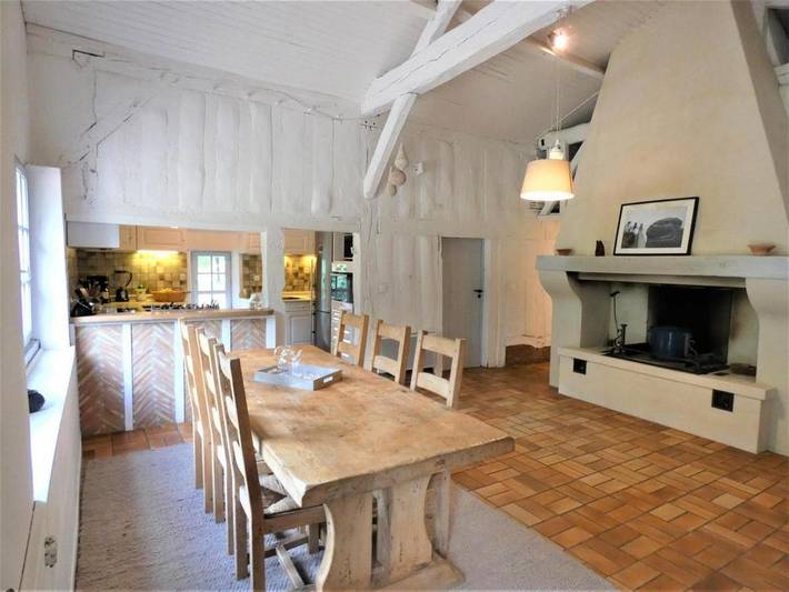 Location de vacances pour 8 personnes, avec vue ainsi que piscine et terrasse à Commensacq - 2