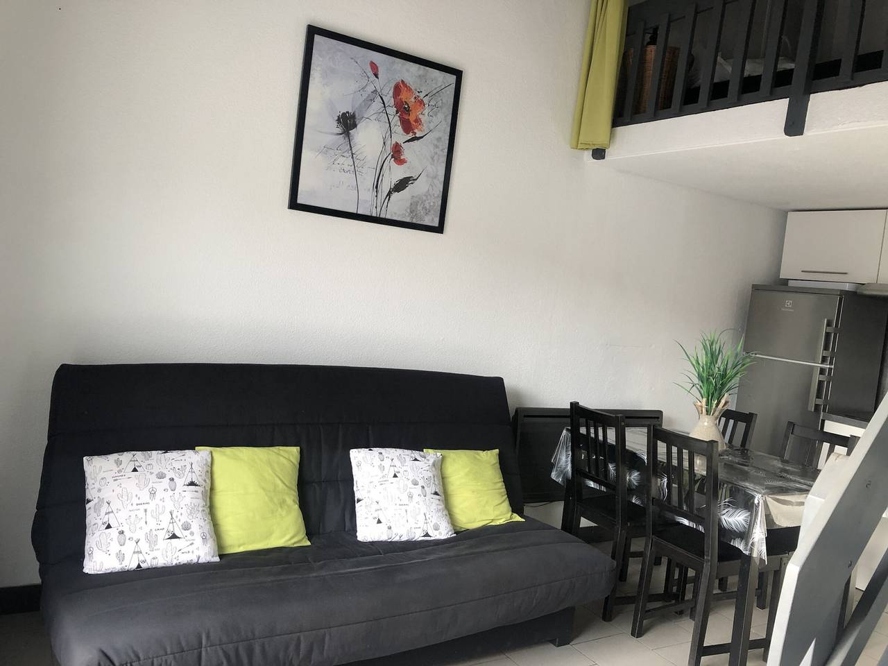Saint-Cyprien : Villa T2 Mezzanine 4/5 Pers, Moderne, Plage à 500m, Parking Privé, Animaux Ok in Saint-Cyprien, Côte d'Améthyste