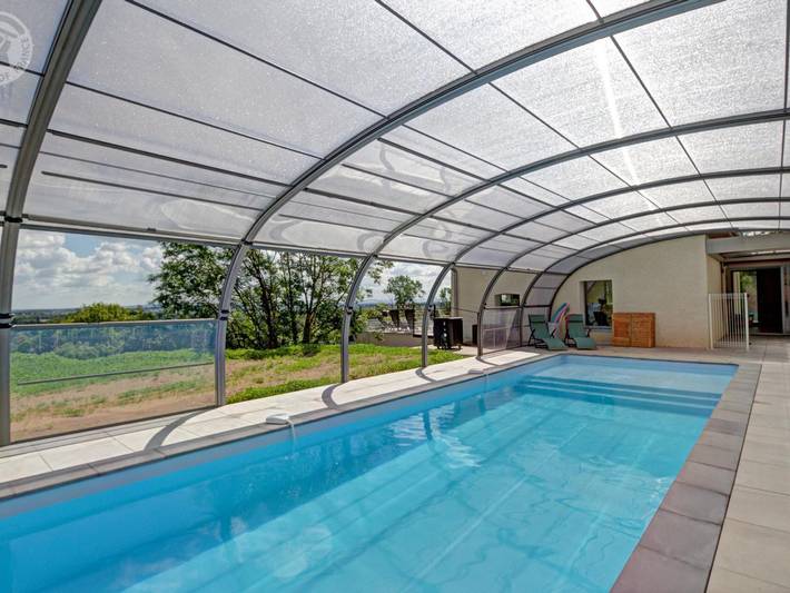 Renoviertes Haus, privater Pool - 18 Pers. in Sail-les-Bains, Roanne und Umgebung