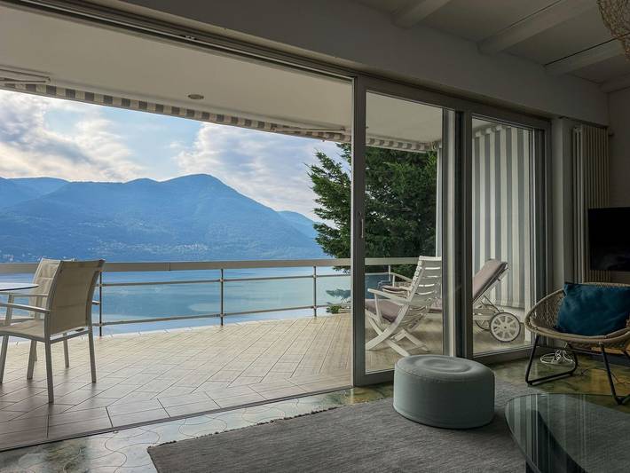 Ferienhaus für 5 Personen, mit Garten und Pool sowie Seeblick und Ausblick am Lago Maggiore (Schweiz) - 2