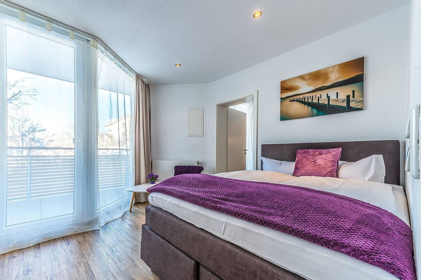 Geheel appartement, Vakantieappartement voor 5 personen met balkon in Oberstaufen, Zwaben (Bayern)