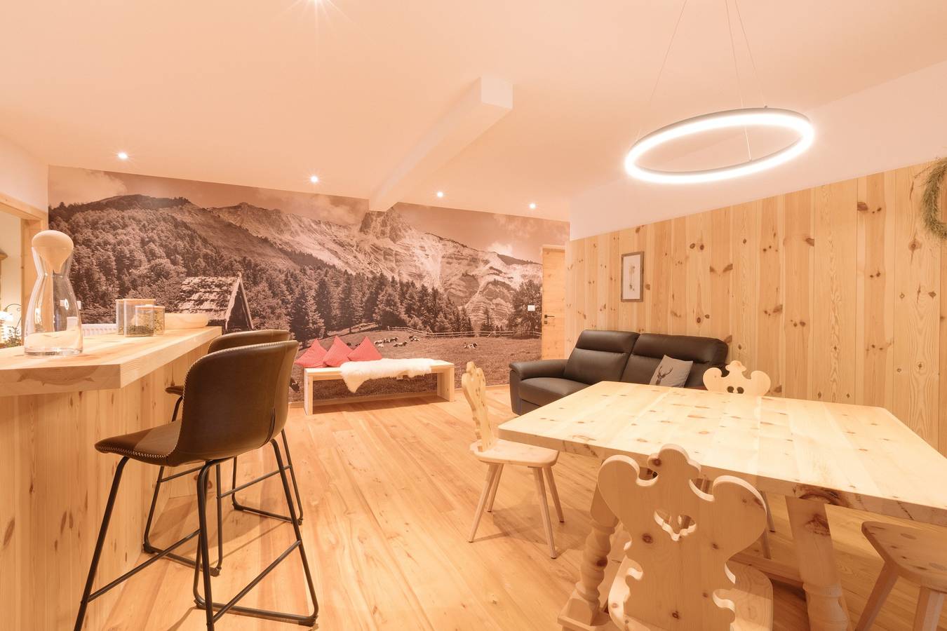 Ganze Wohnung, Ferienhaus "Wies Wieserhof" mit Bergblick, Balkon und Gemeinschaftsgarten in Aldein, Südtirol