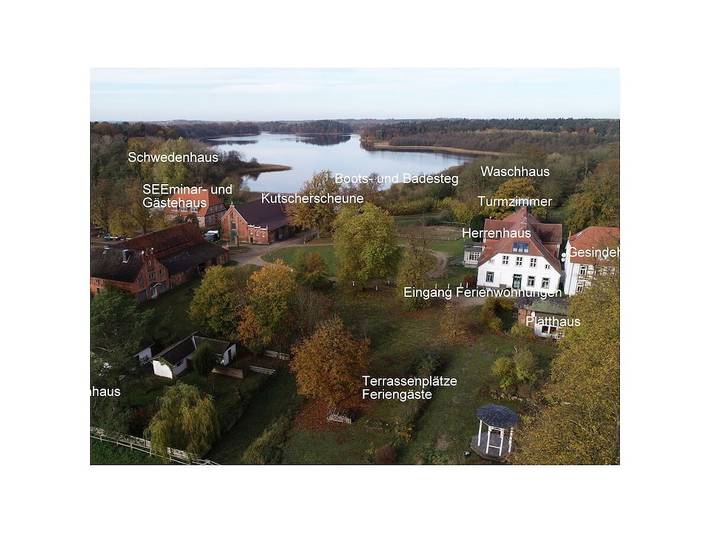 Ferienwohnung mit 2 Schlafzimmer in Groß Zecher, Seedorf (Schaalsee)