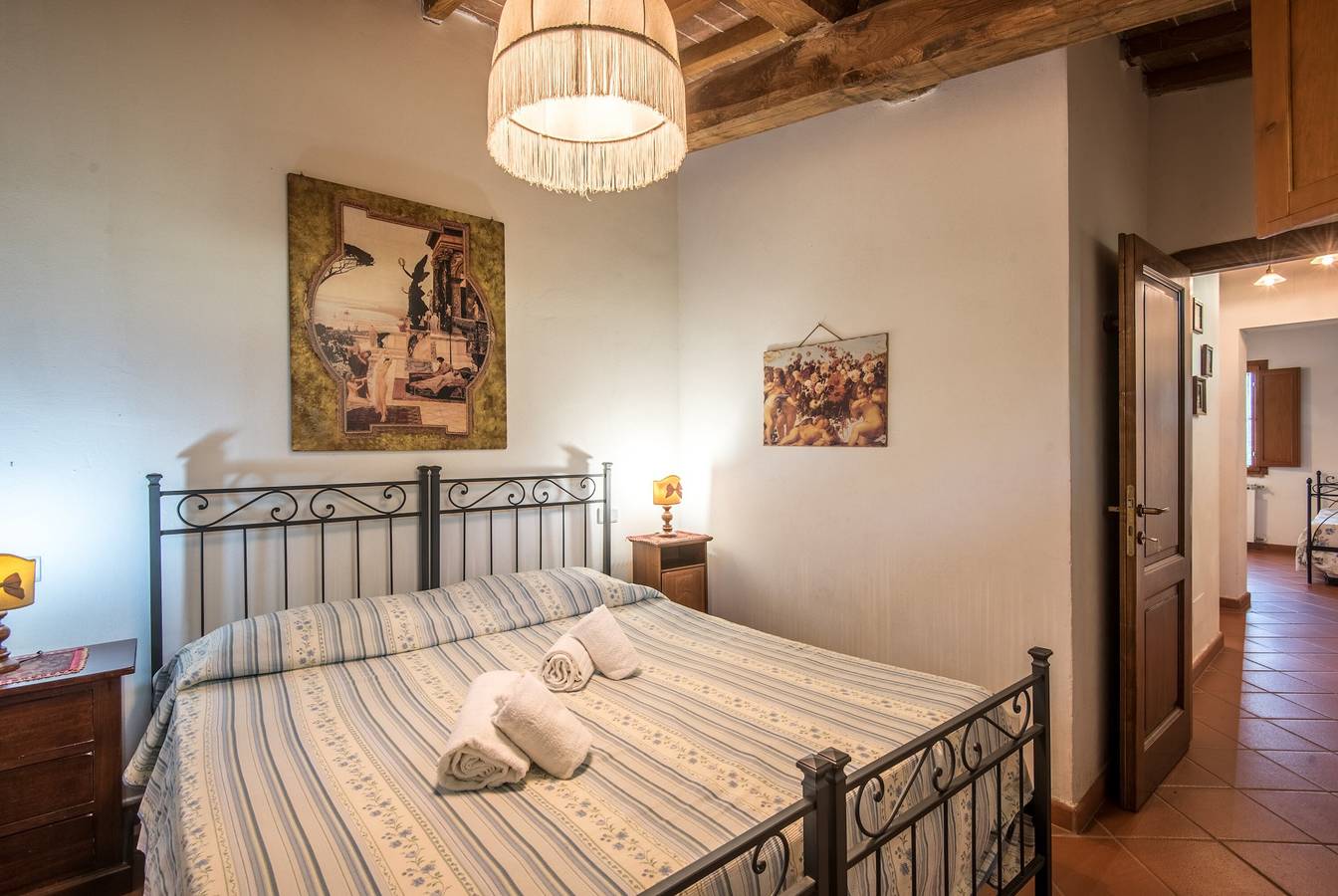 Ferienwohnung "Trilocale Etrusco" mit Gemeinschaftspool, Garten & Wlan in Castiglion Fibocchi, Valdarno