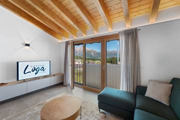 Ferienwohnung für 4 Personen, mit Terrasse in Pontresina