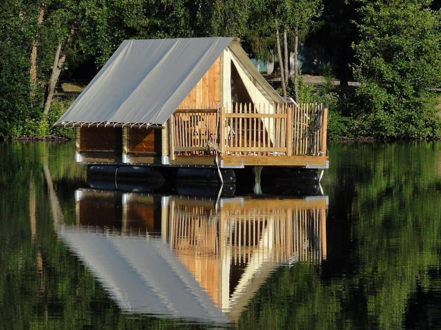 Camping Sunelia l'Etang de Sologne - Alojamiento 2 personas - Insolite Flotente in Nouan-le-Fuzelier, Sologne