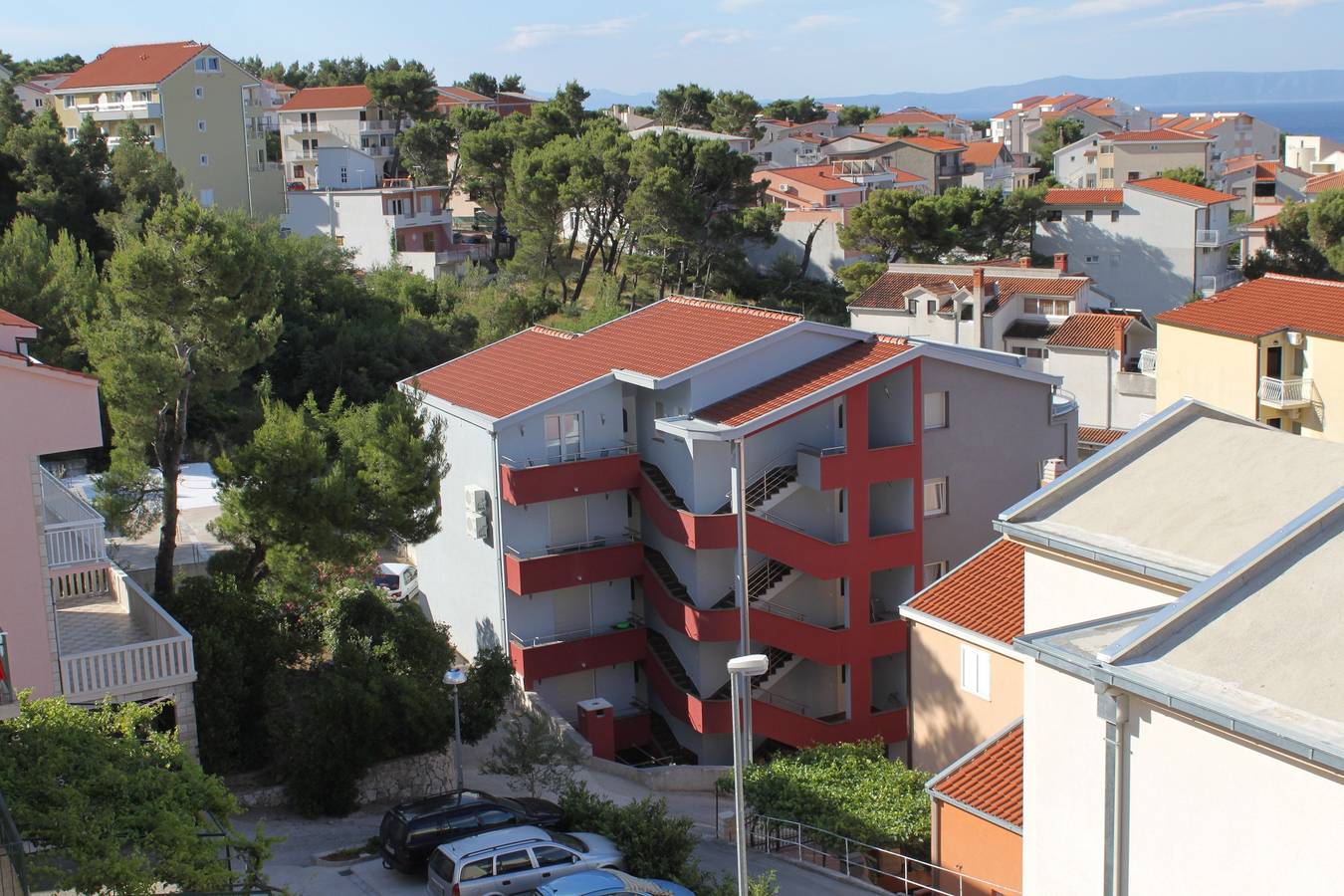 Cijeli apartman, Jednosobni apartman s balkonom Baška Voda, Makarska -b in Baska Voda, Makarska rivijera