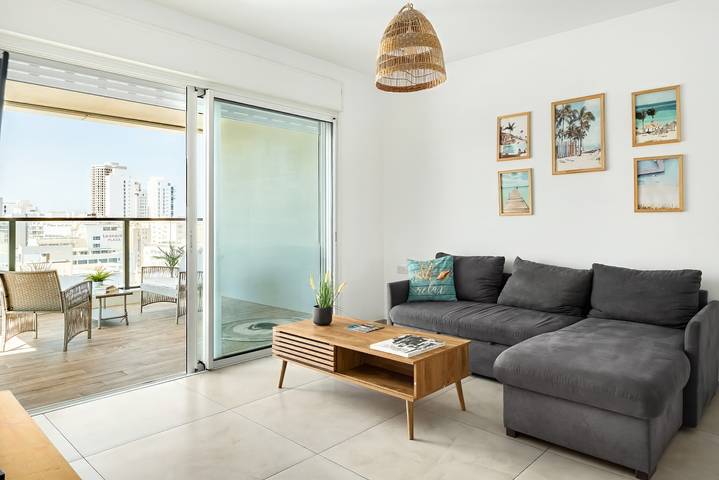 Gîte pour 6 personnes, avec balcon à Netanya - 2