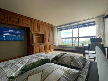 Gîte pour 3 personnes, avec vue et balcon à Ammerschwihr