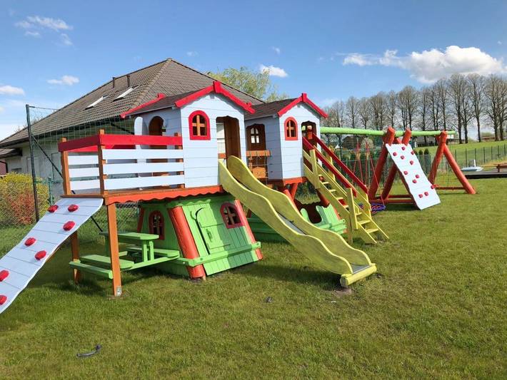 Lodge für 6 Personen, mit Terrasse und Garten sowie Kinderpool und Pool in Mielno - 3