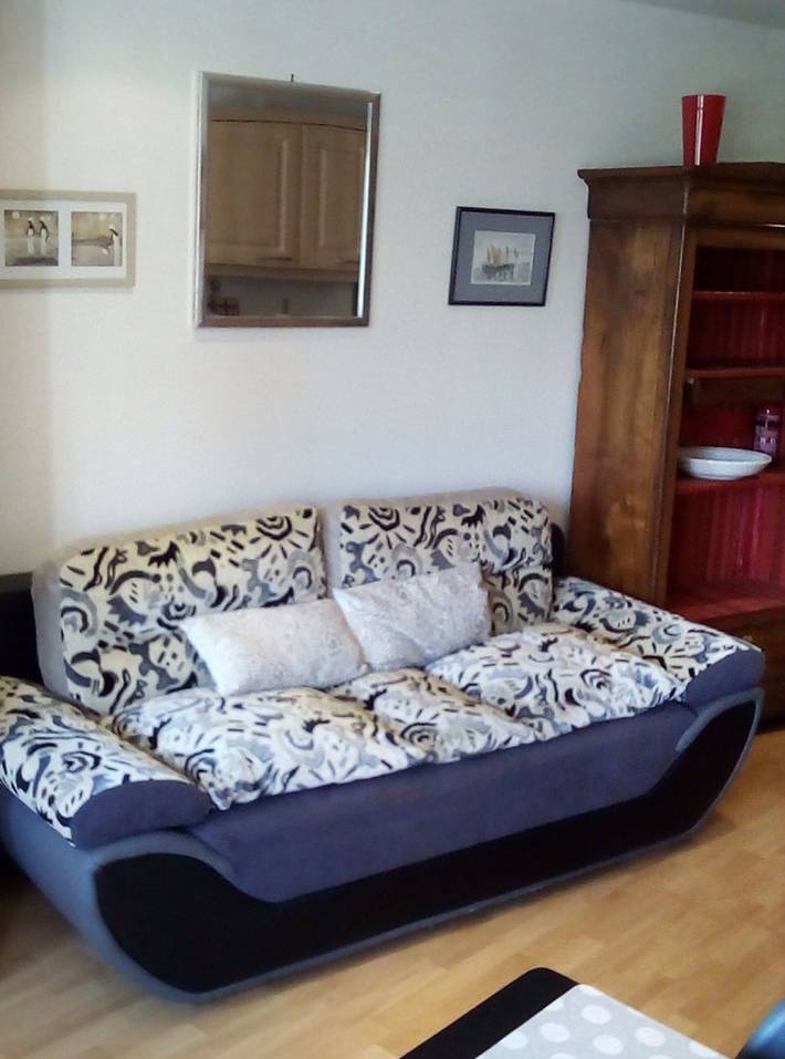 Appartement de vacances pour 3 personnes, avec jardin