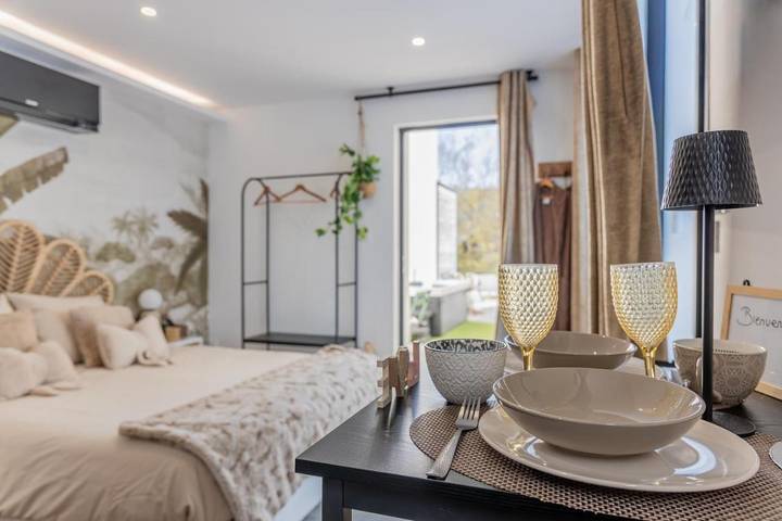 Gîte pour 2 personnes, avec jardin et jacuzzi dans Zoo d'Amnéville - 2