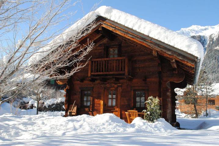 Chalet pour 3 personnes, avec vue et jardin dans Massif du Mont-Blanc