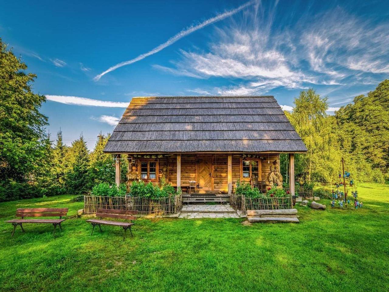 Maison à Bełczna près du lac Klępnicko in Mer Baltique polonaise