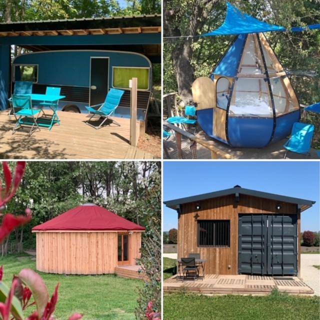 Chambre d’hôte pour 4 personnes, avec Terrasse et Jardin ainsi que Piscine et Vue