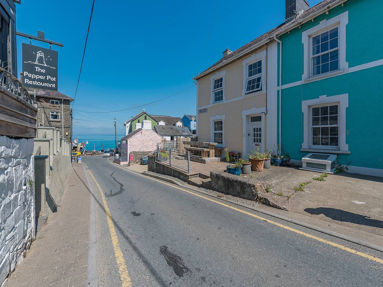 Spring Gardens in New Quay, Cardigan Bay