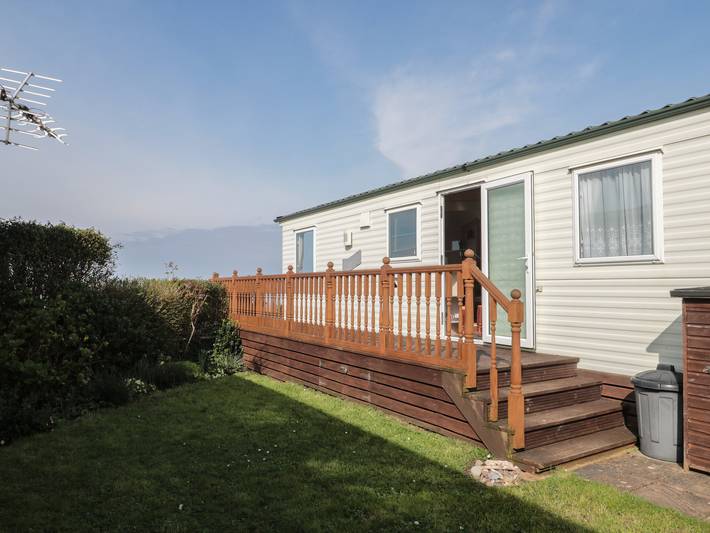 Caravan for 6 people, with Garden in Somerset