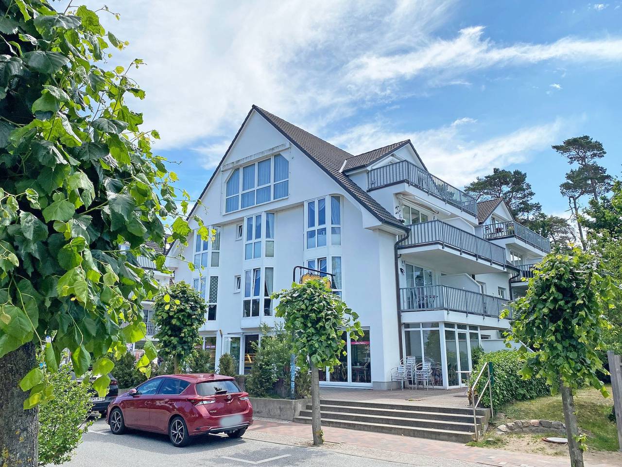 Ganze Ferienwohnung, Mr: Ferienwohnung Strandmöwe mit Balkon (Süd/Ost) - Ferienwohnung Strandmöwe mit Balkon (Süd/Ost) in Baabe, Rügen