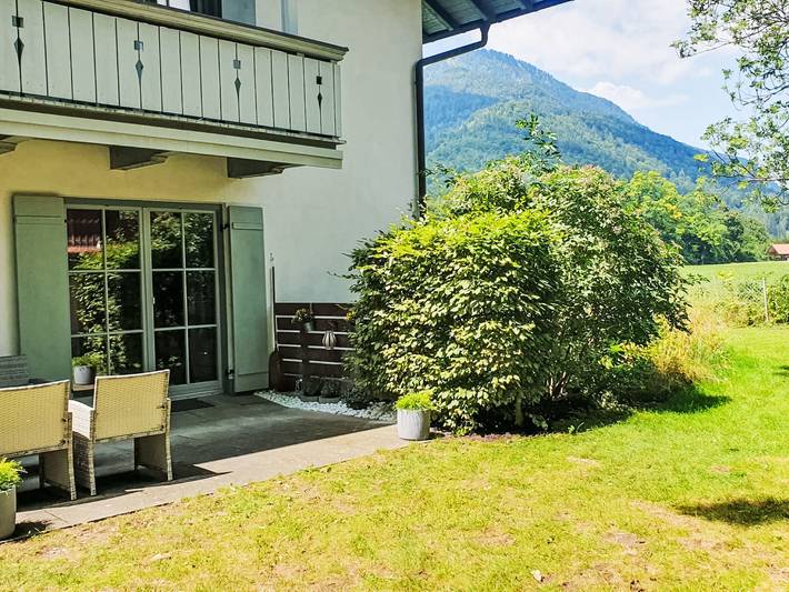 Ferienwohnung für 4 Personen, mit Terrasse und Garten sowie Sauna in Oberaudorf